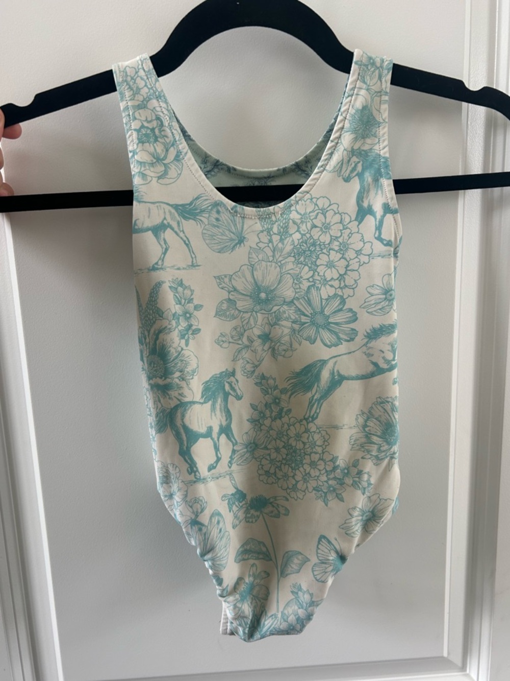 Posh Peanut 3/4 One Piece Girls Swim Suit - Picture 2 of 8